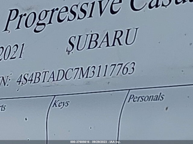 4S4BTADC7M3117763 Subaru Outback Premium