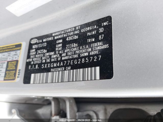 5XXGM4A77EG285727 KIA Optima Lx