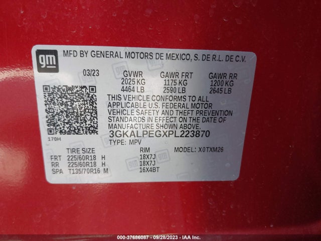 GMC Terrain Slt 2023 3GKALPEGXPL223870 Image 9