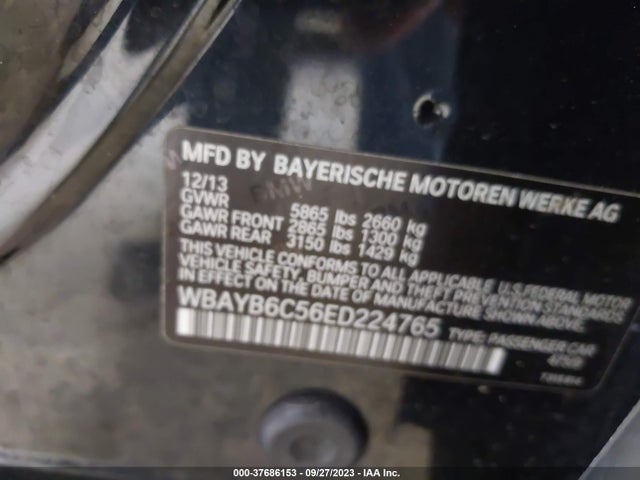 WBAYB6C56ED224765 BMW 7 Series 750i Xdrive
