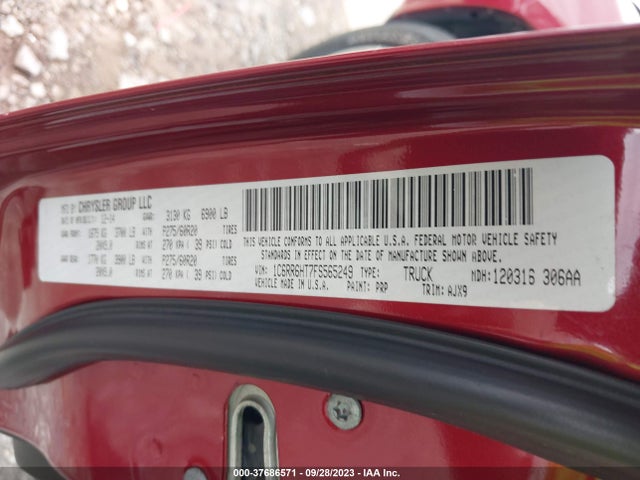 1C6RR6HT7FS565249 RAM 1500 Sport