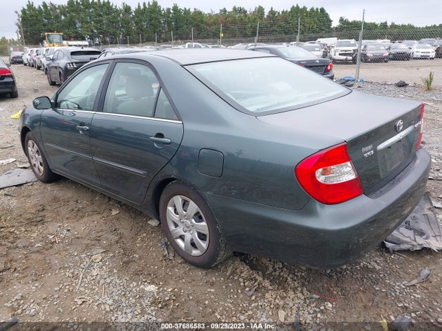2002 TOYOTA CAMRY LE/SE/XLE VIN: 4T1BE30K12U612034