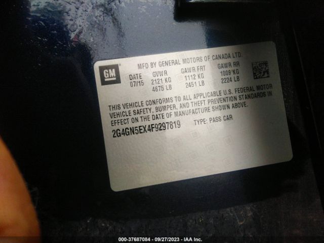 2G4GN5EX4F9297819 Buick Regal Premium I