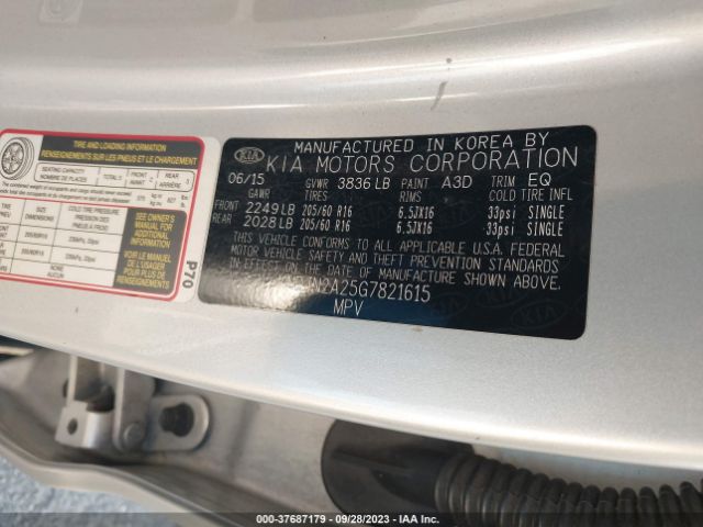 KNDJN2A25G7821615 KIA Soul Base