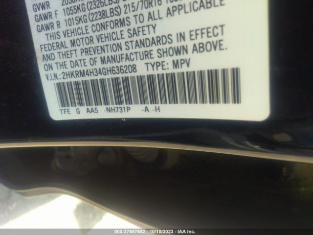 2HKRM4H34GH636208 Honda CR-V LX