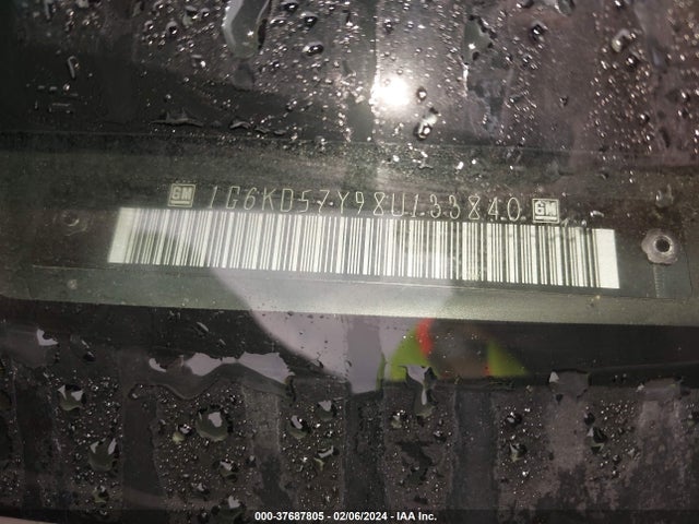 Aukcja sprzedaży 2008 Cadillac Dts 1sa, vin: 1G6KD57Y98U133840, numer aukcji: 37687805