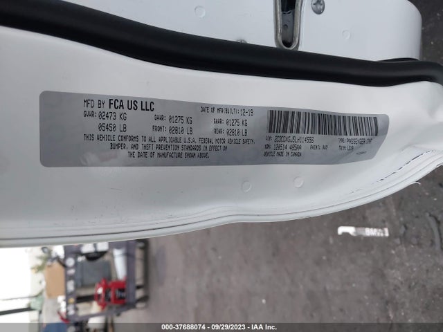 2020 DODGE CHARGER SCAT PACK VIN: 2C3CDXGJ5LH114556