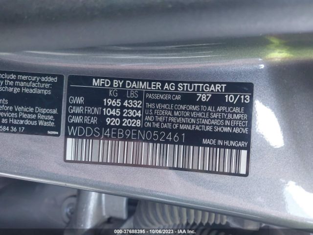WDDSJ4EB9EN052461 Mercedes-Benz Cla-class Cla 250