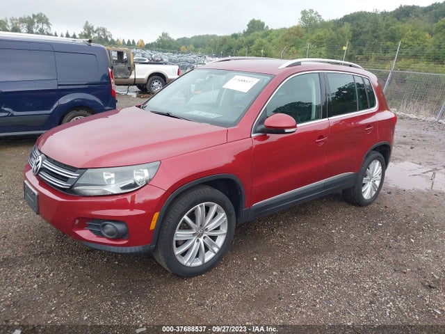 2012 VOLKSWAGEN TIGUAN SE VIN: WVGAV7AX8CW003252