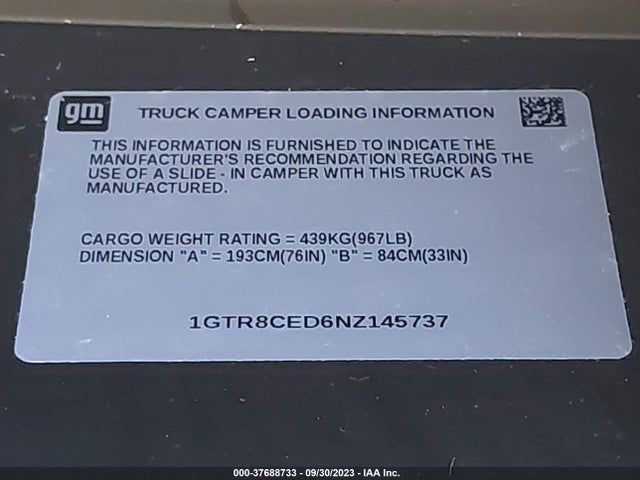 GMC Sierra 1500 Limited Elevation 2022 1GTR8CED6NZ145737 Image 9