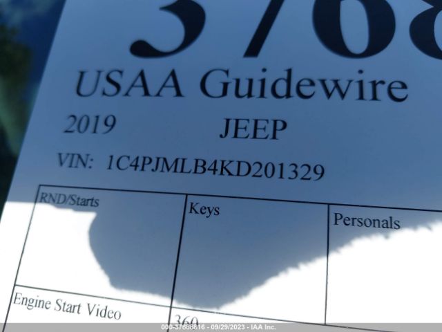 1C4PJMLB4KD201329 Jeep Cherokee Latitude Plus