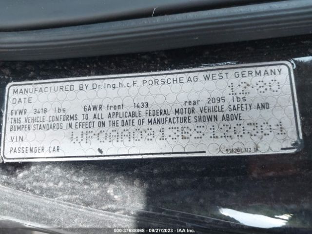 1981 PORSCHE 911 WP0AA0913BS120301 Photo 8
