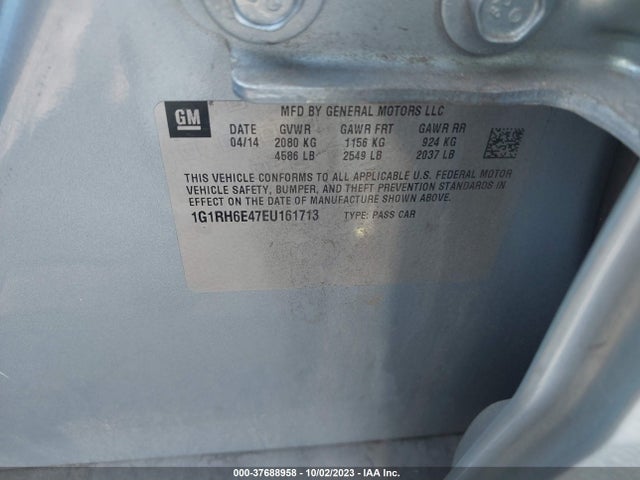 Chevrolet Volt 2014 1G1RH6E47EU161713 Image 9