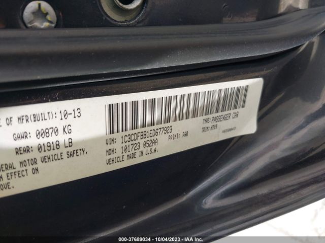1C3CDFBB1ED677923 Dodge DART SXT