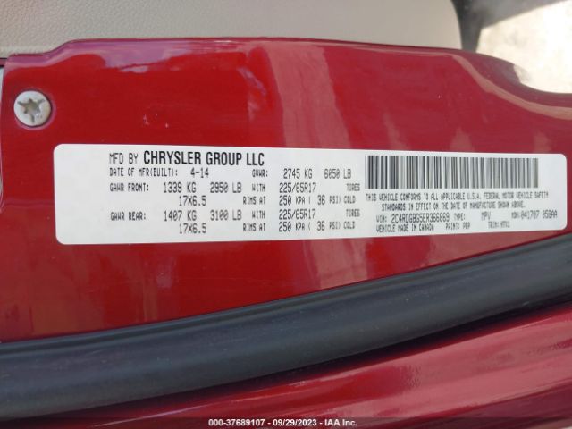 2C4RDGBG5ER366869 Dodge Grand Caravan Se