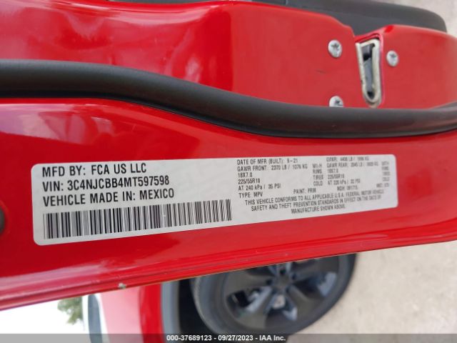 3C4NJCBB4MT597598 Jeep Compass Altitude