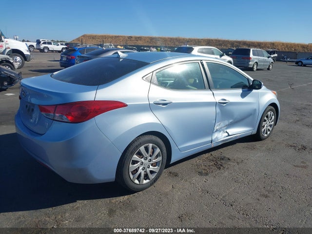 2012 HYUNDAI ELANTRA GLS PZEV VIN: KMHDH4AE6CU429034