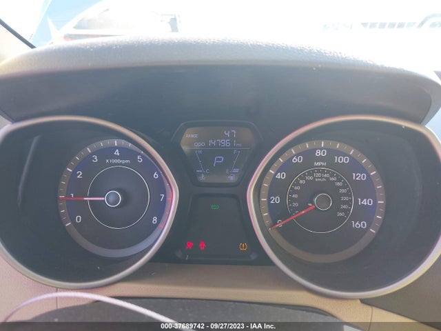 2012 HYUNDAI ELANTRA GLS PZEV VIN: KMHDH4AE6CU429034