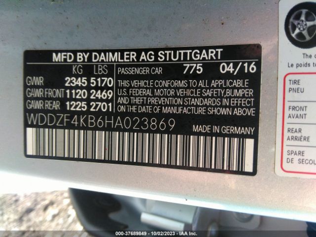 2017 MERCEDES-BENZ E-CLASS WDDZF4KB6HA023869 Photo 8