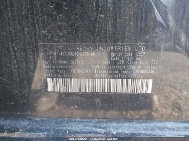 4S3GKAD69H3600460 Subaru Impreza Premium
