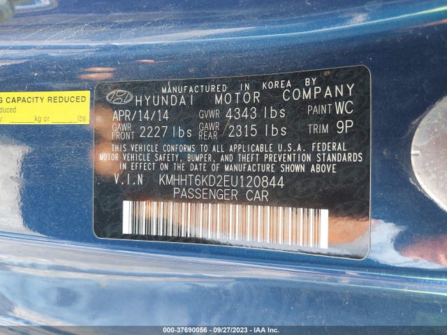 Hyundai Genesis Coupe 2.0t 2014 KMHHT6KD2EU120844 Image 10