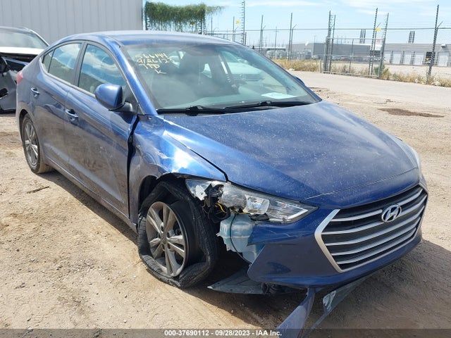 2018 HYUNDAI ELANTRA SEL VIN: 5NPD84LF7JH396630