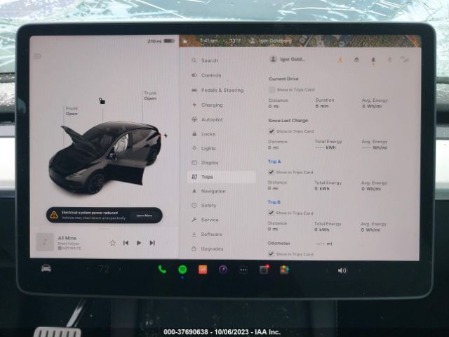 7SAYGDEF6NF548454 Tesla Model Y Performance