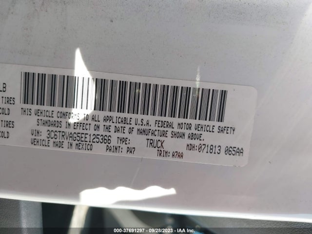3C6TRVAG5EE125366 RAM Promaster