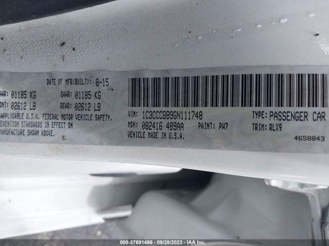 Chrysler 200 S 2016 1C3CCCBB9GN111748 Image 9