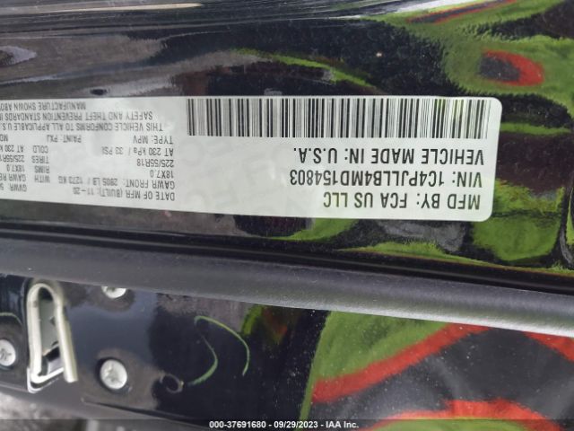 2021 JEEP CHEROKEE 1C4PJLLB4MD154803 Photo 8