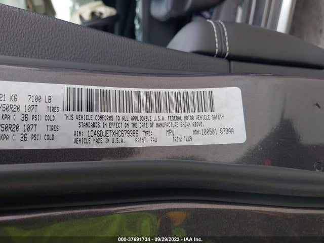 Dodge Durango Citadel Anodized Platinum 2017 1C4SDJETXHC679386 Image 9