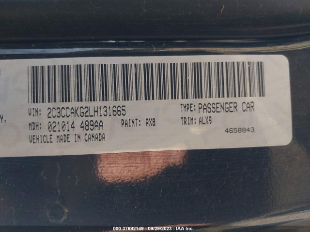 2C3CCAKG2LH131665 Chrysler 300 Limited