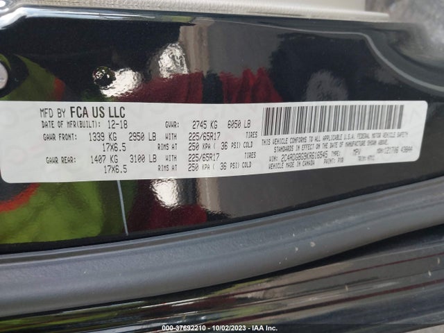 Dodge Grand Caravan Se 2019 2C4RDGBG9KR616545 Image 9