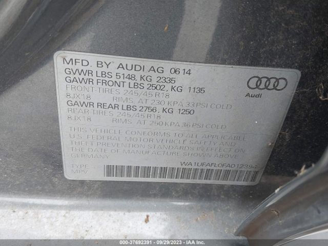 WA1UFAFL0FA012394 Audi Allroad Premium Plus
