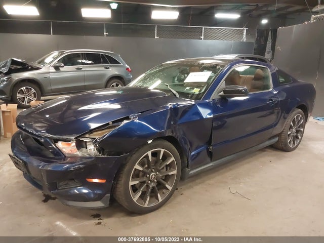 2012 FORD MUSTANG V6 VIN: 1ZVBP8AM1C5248136