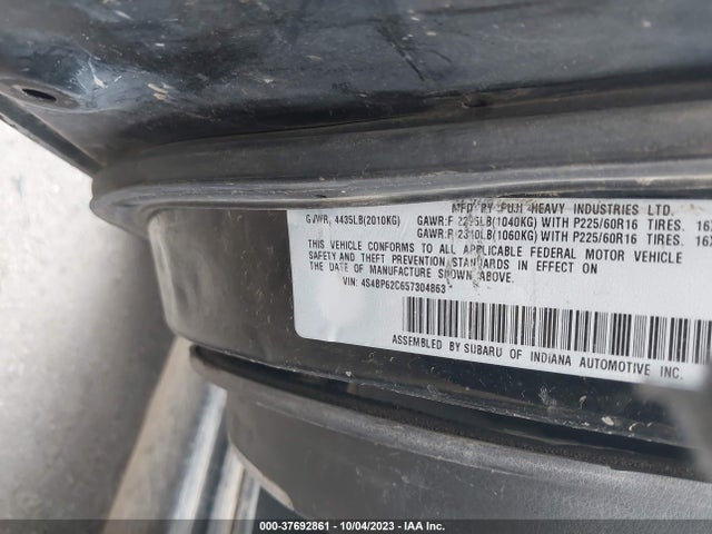 2005 SUBARU OUTBACK 4S4BP62C657304863 Photo 8