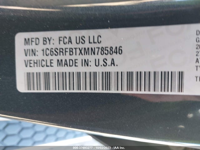 1C6SRFBTXMN785846 RAM 1500 Big Horn
