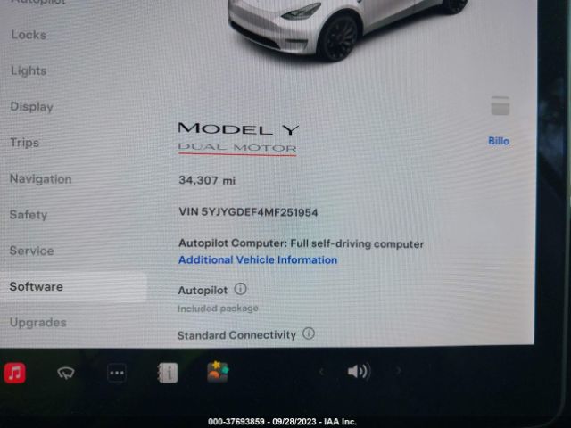 5YJYGDEF4MF251954 Tesla Model Y Performance