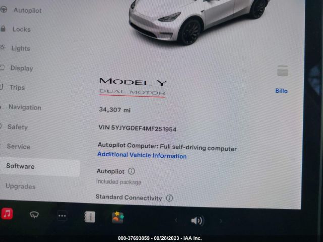 5YJYGDEF4MF251954 Tesla Model Y Performance