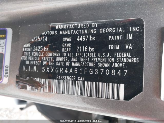 5XXGR4A61FG370847 KIA Optima Sx Turbo
