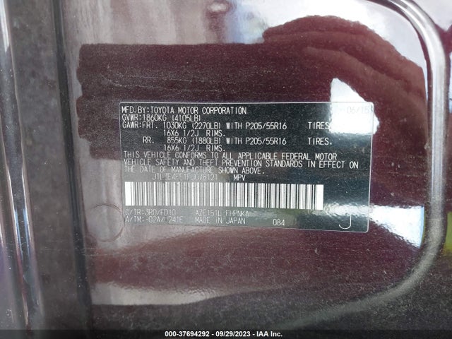 JTLZE4FE1FJ078121 Scion XB