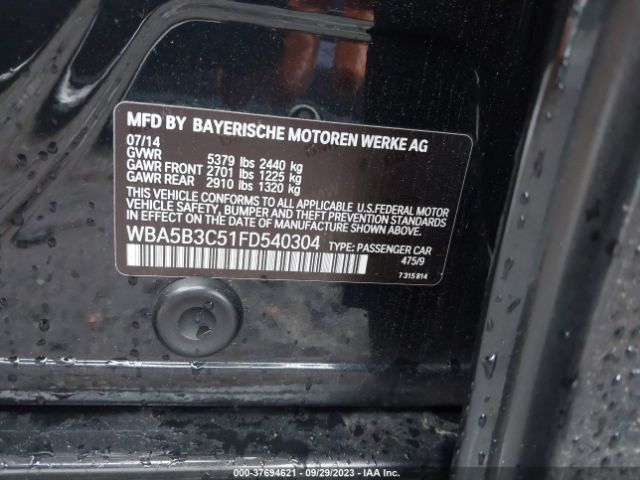 2015 BMW 535I WBA5B3C51FD540304 Photo 8