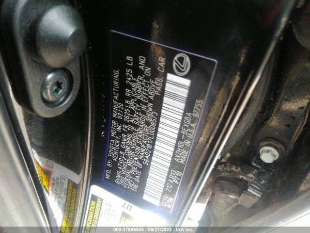 58AD21B17LU008573 Lexus Es Es 300h