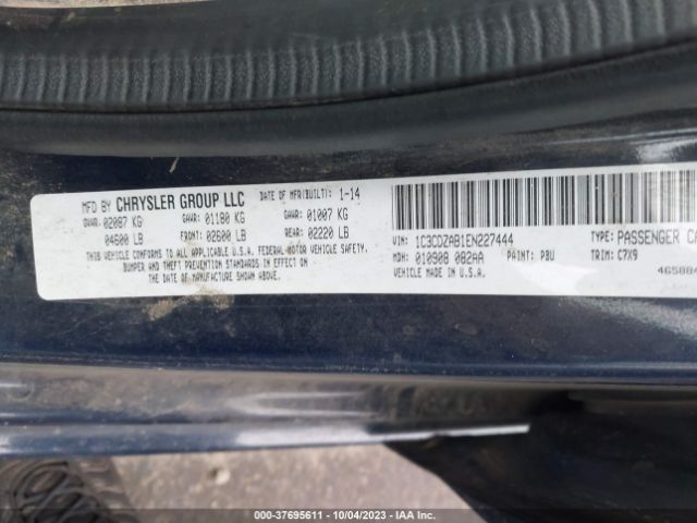 1C3CDZAB1EN227444 Dodge AVENGER SE