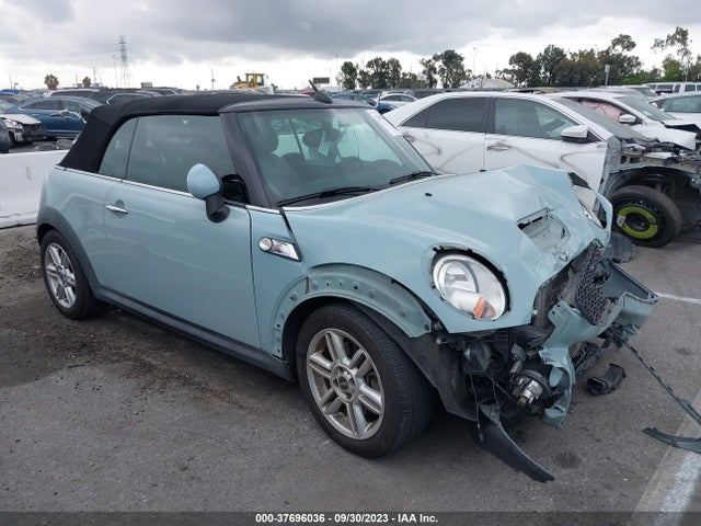 2013 MINI COOPER CONVERTIBLE WMWZP3C54DT551142