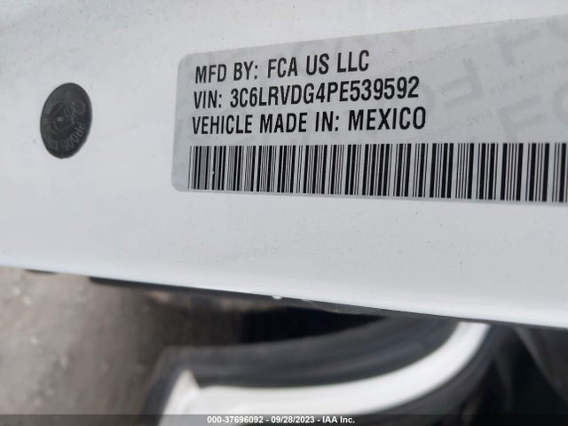 2023 RAM PROMASTER CARGO VAN 3C6LRVDG4PE539592 Photo 8