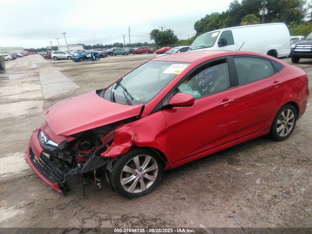 2012 HYUNDAI ACCENT GLS VIN: KMHCU4AE5CU125152