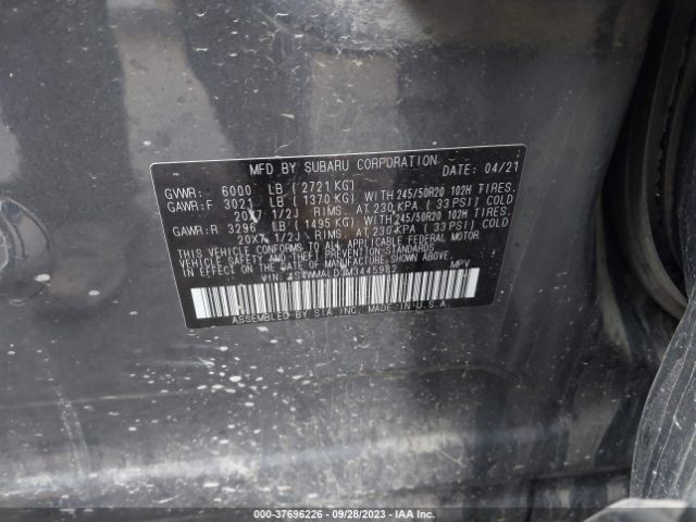 4S4WMALD3M3445982 Subaru Ascent Limited