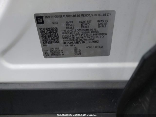 3GKALMEV1KL382993 GMC Terrain Sle
