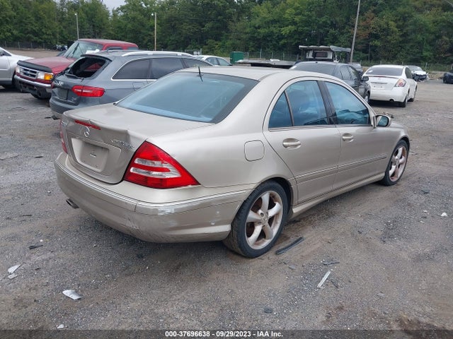 2005 MERCEDES-BENZ C-CLASS 1.8L VIN: WDBRF40JX5F726876